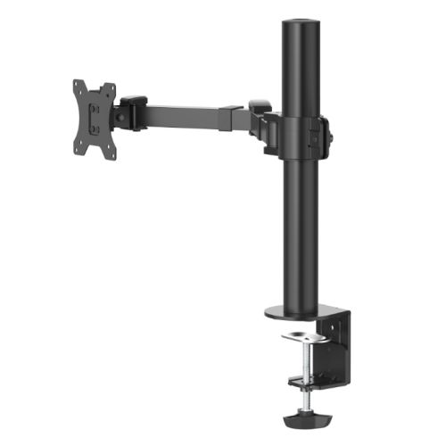 Hama Full-Motion Single Monitor Arm, 13-35&quot; Monitors, Height-Adjustable, Swivel/Tilt, Pull-Out, Clamp