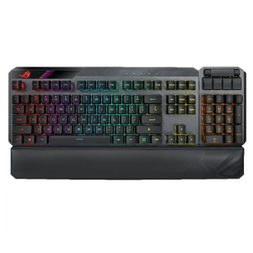 Asus ROG CLAYMORE II RGB Mechanical Gaming Keyboard w/ PBT Keycaps, Wired/Wireless, RX Red Mechanical Switches, Fully Programmable Keys, Detachable Numpad &amp; Wrist Rest *US LAYOUT*