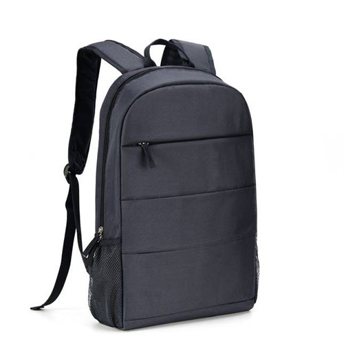 Spire 15.6&quot; Laptop Backpack, 2 Internal Compartments, Front Pocket, Black, OEM