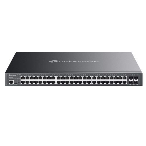 TP-LINK (SG3452XMPP) Omada 48-Port Gigabit and 4-Port 10GE SFP+ L2+ Managed Switch with 40-Port PoE+ &amp; 8-Port PoE++, Rackmountable