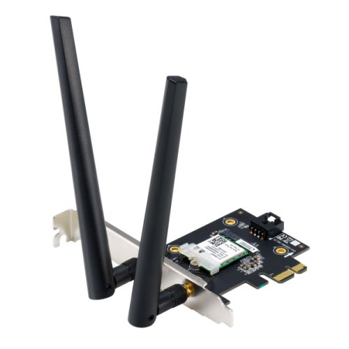 Asus (PCE-AX1800) AX1800 Wireless Dual Band PCI Express Wi-Fi 6 Adapter, Bluetooth 5.2,  WPA3, OFDMA &amp; MU-MIMO