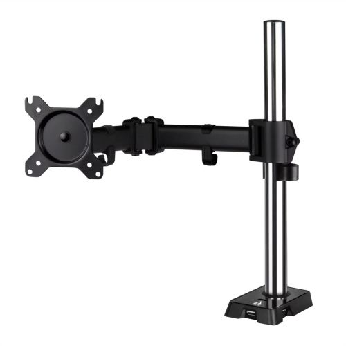 Arctic Z1 Gen 3 Single Monitor Arm with 4-Port USB 2.0 Hub, up to 43&quot; Monitors / 49&quot; Ultrawide, 180° Swivel, 360° Rotation