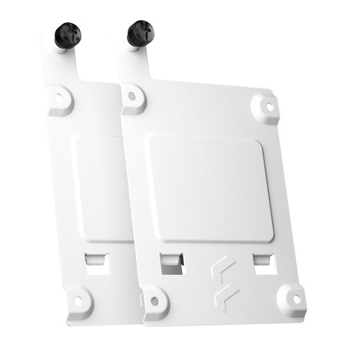 Fractal Design SSD Tray Kit - Type-B (2-pack), White, 2x 2.5&quot; SSD Brackets - For Fractal Design cases with Type-B SSD mounts only