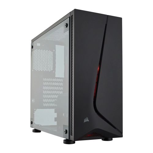 Corsair Carbide Series SPEC-05 Gaming Case w/ Acrylic Window, ATX, 1 x 12cm Red LED Fan