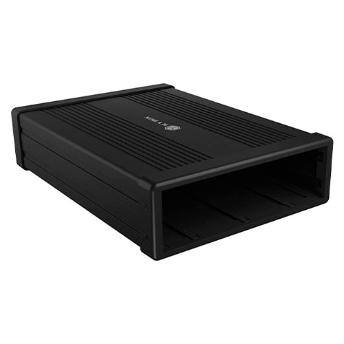 Icy Box (IB-525-U3) External 5.25&quot; SATA Drive Caddy, USB 3.2 Gen 1 Type-A/Type-C, Aluminium