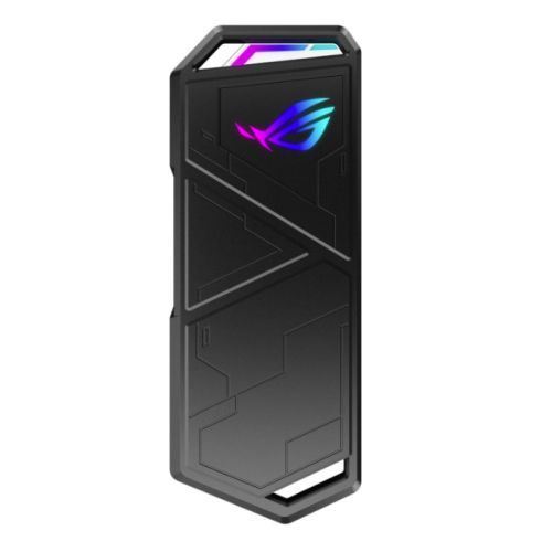 Asus ROG STRIX ARION M.2 NVMe SSD Caddy, USB 3.2 Gen2 Type-C, Aluminium, Thermal Pads, RGB Lighting, Hanger &amp; USB-A Cable inc.