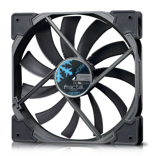 Fractal Design Venturi HF-14 14cm Case Fan, Fluid-Dynamic Bearing, Counter-balanced Magnet, 1200 RPM, Black