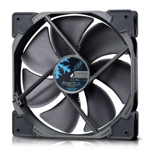 Fractal Design Venturi HP-14/PWM 14cm Case Fan, Fluid-Dynamic Bearing, Counter-balanced Magnet, 400-1500 RPM