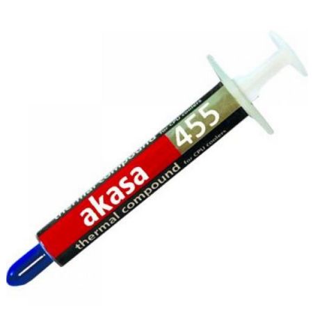 Akasa AK-455 Heat Paste, 0.87ml (1.5g) with Syringe, Hi-performance, OEM - No Spreader or Manual