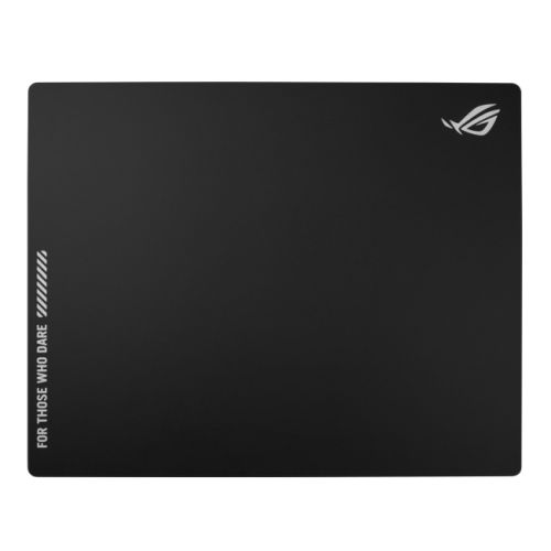 Asus ROG MOONSTONE ACE L Tempered Glass Mouse Pad, Anti-slip Silicone Base, 500 x 400 x 4 mm, Black