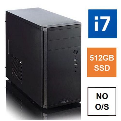 Spire MATX Tower PC, Fractal Core 1100 Case, i7-12700, 8GB 3200MHz, 512GB SSD, Bequiet 550W, No Optical, KB &amp; Mouse, No Operating System