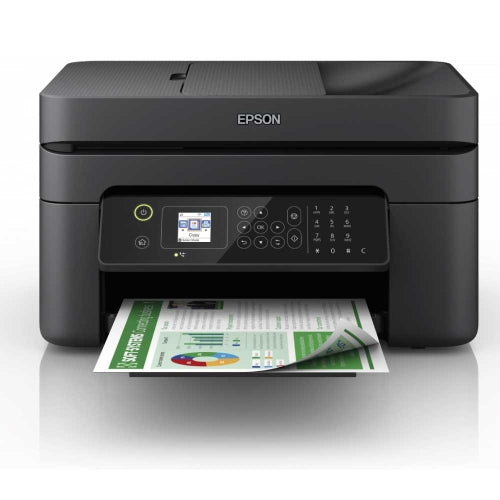 Epson Workforce WF-2880DWF Wireless Colour Multi-Function Inkjet Printer, USB/Wi-Fi, Mobile Printing, LCD screen, Double-sided Printing, Duplex