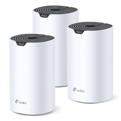 TP-LINK (DECO S7) Whole-Home Mesh Wi-Fi System, 3 Pack, Dual Band AC1900, MU-MIMO, Robust Parental Controls, 3x GB LAN on each Unit