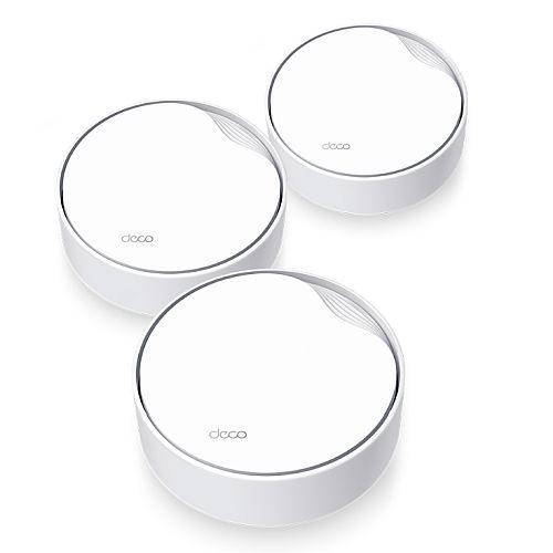 TP-LINK (DECO X50-POE) AX3000 Dual Band Wireless Mesh Wi-Fi 6 System with PoE, 3 Pack, 2.5G LAN, OFDMA &amp; MU-MIMO, TP-Link HomeShield