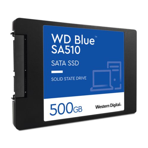 WD 500GB Blue SA510 G3 SSD, 2.5&quot;, SATA3, R/W 560/510 MB/s, 90K/82K IOPS, 7mm