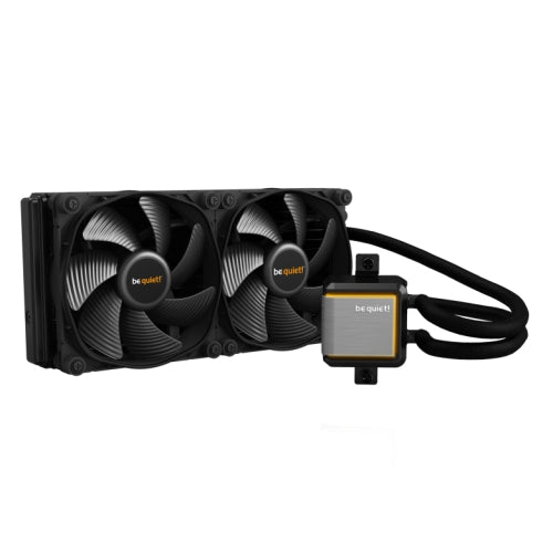 Be Quiet! Silent Loop 2 280mm ARGB Liquid CPU Cooler, Dampened &amp; Adjustable Pump, 2 x 14cm Silent Wings 3 PWM Fans