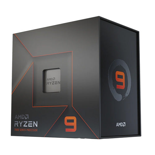AMD Ryzen 9 7900X CPU, AM5, 4.7GHz (5.6 Turbo), 12-Core, 170W (230W Turbo), 76MB Cache, 5nm, 7th Gen, Radeon Graphics, NO HEATSINK/FAN