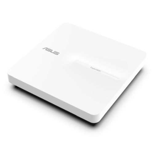 Asus (ExpertWiFi EBA63) AX3000 Dual Band Ceiling/Wall Mount Wi-Fi 6 Access Point, PoE+, 5 SSIDs, VLAN, AiMesh