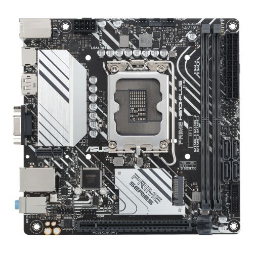 Asus PRIME H610I-PLUS-CSM - Corporate Stable Model, Intel H610, 1700, Mini ITX, 2 DDR5, VGA, HDMI, DP, 1x M.2