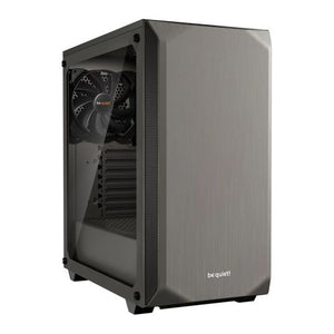 Be Quiet! Pure Base 500 Gaming Case w/ Window, ATX, 2 x Pure Wings 2 Fans, PSU Shroud, Metallic Grey