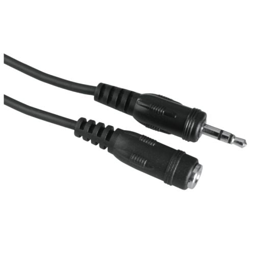 Hama 3.5mm Jack Stereo Cable, Male to Female, 2.5 Metre