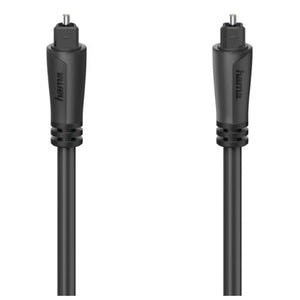 Hama Audio Optical Fibre Cable, ODT Plug (Toslink), 0.75 Metre