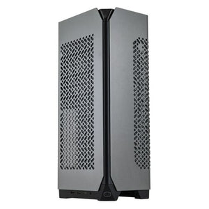 Cooler Master NCORE 100 MAX Gaming Case, Mini ITX, Extendable Width, 120mm AIO Cooler & 850W PSU Included, 4-Slot GPU Support, USB-C, Dark Grey