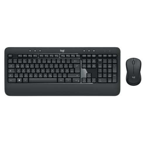 Logitech MK540 Advanced Wireless Keyboard and Mouse Desktop Kit, Spill Resistant