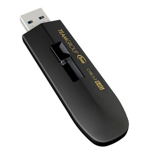 Team 64GB C186 USB 3.2 Gen1 Memory Pen, Retractable Design