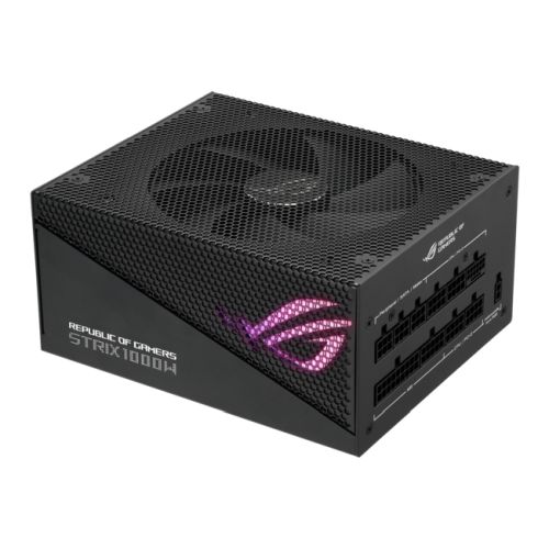 Asus ROG Strix 1000W Gold Aura Edition PSU, Fully Modular, 80+ Gold, ATX 3.0, PCIe 5.0, RGB Lighting, Lambda A+