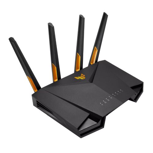 Asus (TUF-AX3000 V2) TUF Gaming AX3000 Dual Band Wi-Fi 6 Router, Mobile Game Mode, 3 Steps Port Forwarding, 2.5G LAN, AiMesh, AiProtection Pro
