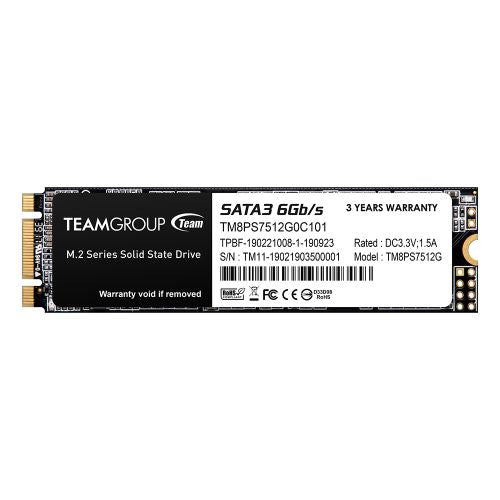 Team 512GB MS30 M.2 SATA SSD, M.2 2280, SATA3, R/W 530/430 MB/s