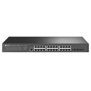 TP-LINK (TL-SG3428X-M2) JetStream 24-Port 2.5GBASE-T L2+ Managed Switch with 4 10GE SFP+ Slots, Rackmountable