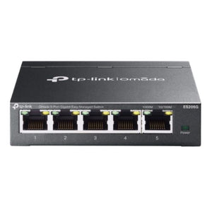 TP-LINK (ES205G) Omada 5-Port Gigabit Easy Managed Switch, 5x GB Ports, Metal Casing