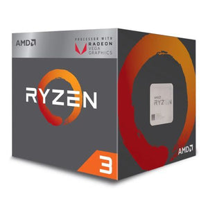 AMD Ryzen 3 3200G CPU with Wraith Stealth Cooler, Quad Core, AM4, 3.6GHz (4.0 Turbo), 65W, 12nm, 3rd Gen, VEGA 8 Graphics, Picasso - Baztex Processors