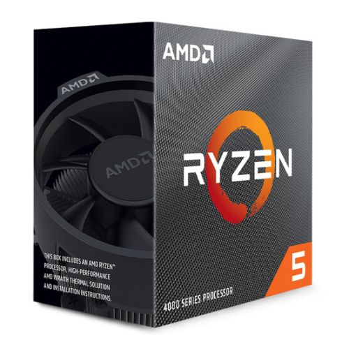 AMD Ryzen 5 4500 CPU with Wraith Stealth Cooler, AM4, 3.6GHz (4.1 Turbo), 6-Core, 65W, 11MB Cache, 7nm, 4th Gen, No Graphics - Baztex Processors