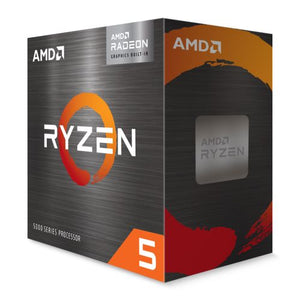 AMD Ryzen 5 5600G CPU with Wraith Stealth Cooler, AM4, 3.9GHz (4.4 Turbo), 6-Core, 65W, 19MB Cache, 7nm, 5th Gen, Radeon Graphics - Baztex Processors