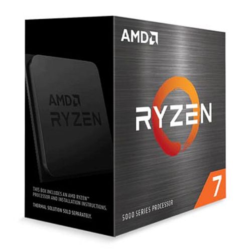 AMD Ryzen 7 5700X CPU, AM4, 3.4GHz (4.6 Turbo), 8-Core, 65W, 36MB Cache, 7nm, 5th Gen, No Graphics, NO HEATSINK/FAN - Baztex Processors