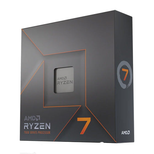AMD Ryzen 7 7700X CPU, AM5, 4.5GHz (5.4 Turbo), 8-Core, 105W (142W Turbo), 40MB Cache, 5nm, 7th Gen, Radeon Graphics, NO HEATSINK/FAN - Baztex Processors