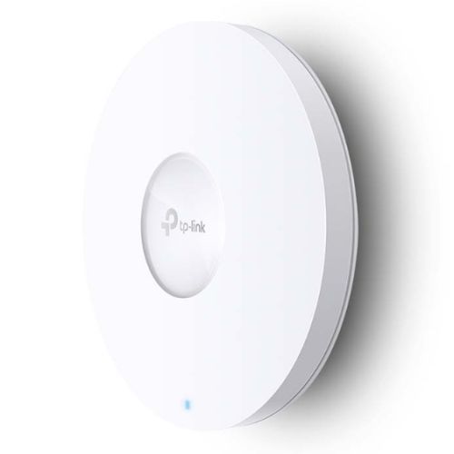 TP-LINK (EAP610 NEW) AX1800 Dual Band Wireless Ceiling Mount Wi-Fi 6 Access Point, PoE+, GB LAN, Omada Mesh, Free Software - Baztex Range Ext/Access Points