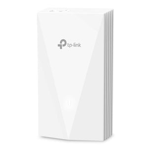 TP-LINK (EAP655-WALL) AX3000 Wall Plate Wi-Fi 6 Access Point, Dual Band, PoE, 3x GB LAN, OFDMA, Free Software - Baztex Range Ext/Access Points