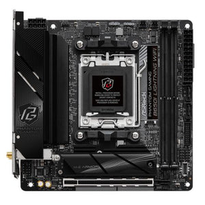 Asrock B650I LIGHTNING WIFI, AMD B650, AM5, Mini ITX, 2 DDR5, HDMI, Wi-Fi 6E, 2.5G LAN, 2x M.2 - Baztex Motherboards