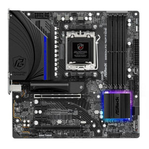 Asrock B650M PG RIPTIDE, AMD B650, AM5, Micro ATX, 4 DDR5, HDMI, DP, 2.5G LAN, PCIe4, RGB, 2x M.2 - Baztex Motherboards