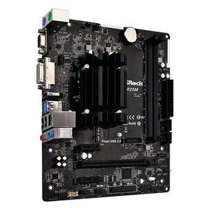 Asrock J4025M, Integrated Intel Dual-Core J4025, Micro ATX, 2 DDR4, VGA, DVI, HDMI - Baztex Motherboards