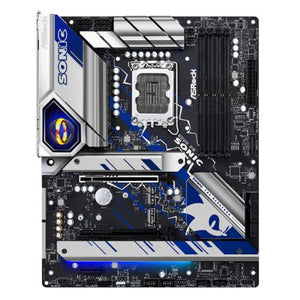 Asrock Z790 PG SONIC, Intel Z790, 1700, ATX, 4 DDR5, HDMI, DP, 2.5G LAN, PCIe5, RGB, 5x M.2, Animated Sonic Ring - Baztex Motherboards