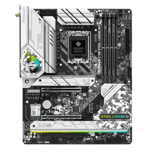 Asrock Z790 STEEL LEGEND WIFI, Intel Z790, 1700, ATX, 4 DDR5, HDMI, DP, eDP, Wi-Fi 6E, 2.5G LAN, PCIe5, RGB, 5x M.2