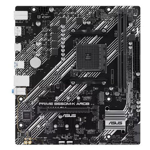 Asus PRIME B550M-K ARGB, AMD B550, AM4, Micro ATX, 2 DDR4, HDMI, DP, PCIe4, 2x M.2 - Baztex Motherboards