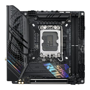 Asus ROG STRIX B760-I GAMING WIFI, Intel B760, 1700, Mini ITX, 2 DDR5, HDMI, DP, Wi-Fi 6E, 2.5G LAN, PCIe5, RGB, 2x M.2 - Baztex Motherboards