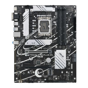 Asus PRIME B760-PLUS D4, Intel B760, 1700, ATX, 4 DDR4, VGA, HDMI, DP, 2.5G LAN, PCIe5, 3x M.2 - Baztex Motherboards