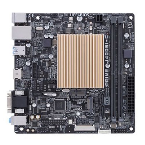 Asus PRIME J4005I-C, Integrated Intel Dual-Core J4005, Thin Mini ITX, 2 DDR4, VGA, HDMI, Serial Port, M.2 - Baztex Motherboards